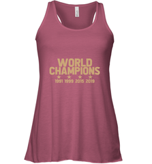 Us women's soccer team win world champions 4 four title 2019 Women's Racerback Tank Women's Racerback Tank - belovedtshirt