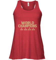 Us women's soccer team win world champions 4 four title 2019 Women's Racerback Tank Women's Racerback Tank - belovedtshirt