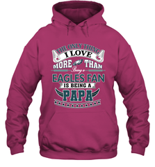NFL The Only Thing I Love More Than Being A Philadelphia Eagles Fan Is Being A Papa Football Hooded Sweatshirt Hooded Sweatshirt - belovedtshirt