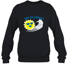 Weather Why So Cirrus Serious Cloud Funny Crewneck Sweatshirt