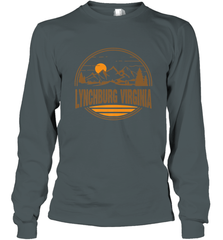 Vintage Lynchburg, Virginia Mountain Hiking Souvenir Print Long Sleeve T-Shirt Long Sleeve T-Shirt - belovedtshirt