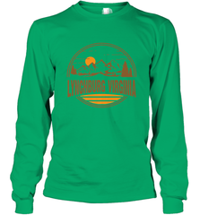 Vintage Lynchburg, Virginia Mountain Hiking Souvenir Print Long Sleeve T-Shirt Long Sleeve T-Shirt - belovedtshirt