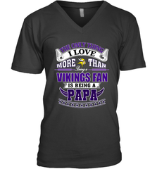 NFL The Only Thing I Love More Than Being A Minnesota Vikings Fan Is Being A Papa Football Men's V-Neck Men's V-Neck - belovedtshirt