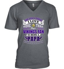 NFL The Only Thing I Love More Than Being A Minnesota Vikings Fan Is Being A Papa Football Men's V-Neck Men's V-Neck - belovedtshirt