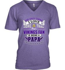 NFL The Only Thing I Love More Than Being A Minnesota Vikings Fan Is Being A Papa Football Men's V-Neck Men's V-Neck - belovedtshirt