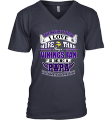 NFL The Only Thing I Love More Than Being A Minnesota Vikings Fan Is Being A Papa Football Men's V-Neck Men's V-Neck - belovedtshirt