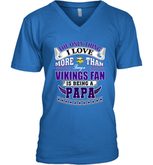 NFL The Only Thing I Love More Than Being A Minnesota Vikings Fan Is Being A Papa Football Men's V-Neck Men's V-Neck - belovedtshirt