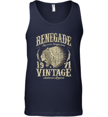 Vintage Made In 1971 T Shirt 47th Birthday Gift Men's Tank Top Men's Tank Top - belovedtshirt