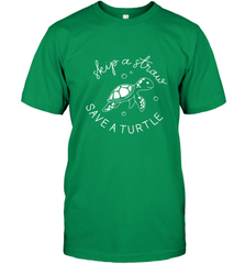 Skip A Straw Save A Turtle Shirt Save The Turtles Men's T-Shirt Men's T-Shirt - belovedtshirt