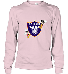 Nfl Oakland Raiders Champion Mickey Mouse Long Sleeve T-Shirt Long Sleeve T-Shirt - belovedtshirt
