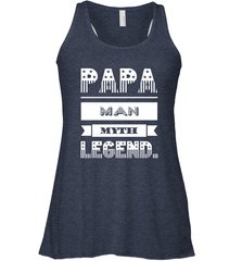 Papa Man Myth Legend Father's Day Dad Veteran Gift Women's Racerback Tank Women's Racerback Tank - belovedtshirt