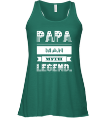 Papa Man Myth Legend Father's Day Dad Veteran Gift Women's Racerback Tank Women's Racerback Tank - belovedtshirt