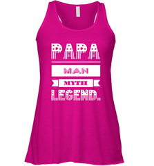 Papa Man Myth Legend Father's Day Dad Veteran Gift Women's Racerback Tank Women's Racerback Tank - belovedtshirt