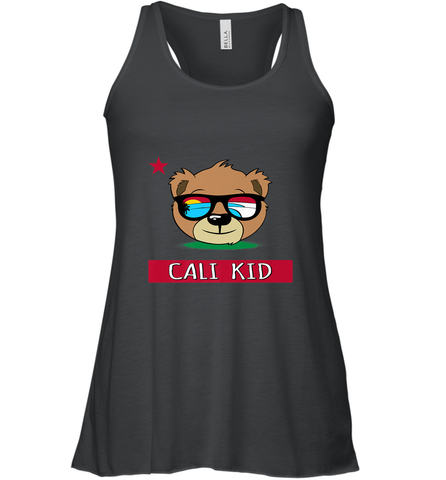 Boys California Bear _ Cali Kid Surf Women's Racerback Tank Women's Racerback Tank / Black / XS Women's Racerback Tank - belovedtshirt