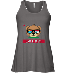 Boys California Bear _ Cali Kid Surf Women's Racerback Tank Women's Racerback Tank - belovedtshirt