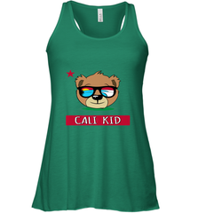 Boys California Bear _ Cali Kid Surf Women's Racerback Tank Women's Racerback Tank - belovedtshirt