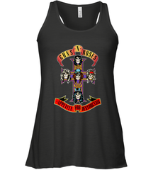 Guns N' Roses Classic Cross Logo Women's Racerback Tank Women's Racerback Tank - belovedtshirt