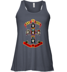 Guns N' Roses Classic Cross Logo Women's Racerback Tank Women's Racerback Tank - belovedtshirt