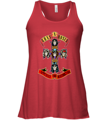 Guns N' Roses Classic Cross Logo Women's Racerback Tank Women's Racerback Tank - belovedtshirt