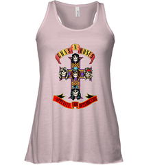 Guns N' Roses Classic Cross Logo Women's Racerback Tank Women's Racerback Tank - belovedtshirt