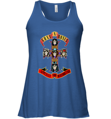 Guns N' Roses Classic Cross Logo Women's Racerback Tank Women's Racerback Tank - belovedtshirt