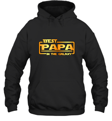 The best Papa in the galaxy Hooded Sweatshirt Hooded Sweatshirt - belovedtshirt