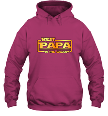The best Papa in the galaxy Hooded Sweatshirt Hooded Sweatshirt - belovedtshirt