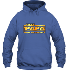 The best Papa in the galaxy Hooded Sweatshirt Hooded Sweatshirt - belovedtshirt