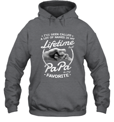 Papa Fathers Day Grandpa or Dad Hooded Sweatshirt Hooded Sweatshirt - belovedtshirt