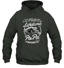 Papa Fathers Day Grandpa or Dad Hooded Sweatshirt Hooded Sweatshirt - belovedtshirt