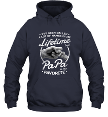 Papa Fathers Day Grandpa or Dad Hooded Sweatshirt Hooded Sweatshirt - belovedtshirt