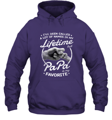 Papa Fathers Day Grandpa or Dad Hooded Sweatshirt Hooded Sweatshirt - belovedtshirt