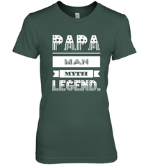 Papa Man Myth Legend Father's Day Dad Veteran Gift Women's Premium T-Shirt Women's Premium T-Shirt - belovedtshirt