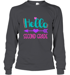 Hello Second Grade 2nd Grade Teachers Students Gift Long Sleeve T-Shirt Long Sleeve T-Shirt - belovedtshirt