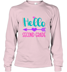 Hello Second Grade 2nd Grade Teachers Students Gift Long Sleeve T-Shirt Long Sleeve T-Shirt - belovedtshirt