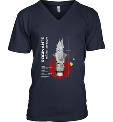 The Expanse Rocinante Ship Men's V-Neck
