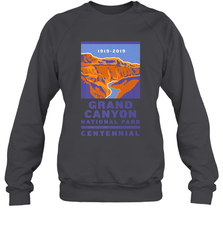Grand Canyon National Park Centennial Logo Crewneck Sweatshirt Crewneck Sweatshirt - belovedtshirt