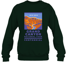 Grand Canyon National Park Centennial Logo Crewneck Sweatshirt Crewneck Sweatshirt - belovedtshirt