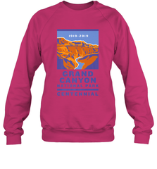 Grand Canyon National Park Centennial Logo Crewneck Sweatshirt Crewneck Sweatshirt - belovedtshirt