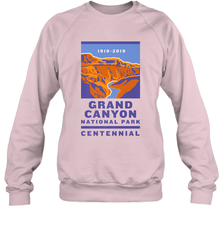 Grand Canyon National Park Centennial Logo Crewneck Sweatshirt Crewneck Sweatshirt - belovedtshirt