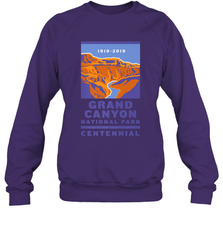 Grand Canyon National Park Centennial Logo Crewneck Sweatshirt Crewneck Sweatshirt - belovedtshirt