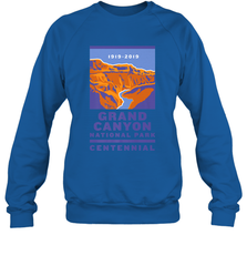 Grand Canyon National Park Centennial Logo Crewneck Sweatshirt Crewneck Sweatshirt - belovedtshirt
