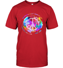 Woodstocks 50th Anniversary Peace Love tee Men's T-Shirt Men's T-Shirt - belovedtshirt