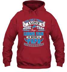 NFL The Only Thing I Love More Than Being A Detroit Lions Fan Is Being A Papa Football Hooded Sweatshirt Hooded Sweatshirt - belovedtshirt