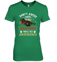 Dont mess with Mamasaurus Women's Premium T-Shirt Women's Premium T-Shirt - belovedtshirt