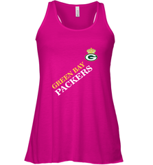 NFL Green Bay Packers Logo with Champion Crown Women's Racerback Tank Women's Racerback Tank - belovedtshirt