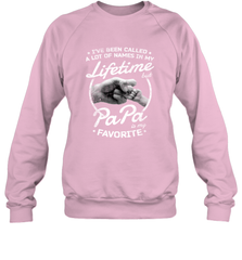 Papa Fathers Day Grandpa or Dad Crewneck Sweatshirt Crewneck Sweatshirt - belovedtshirt