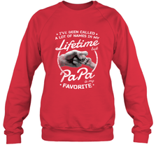 Papa Fathers Day Grandpa or Dad Crewneck Sweatshirt Crewneck Sweatshirt - belovedtshirt