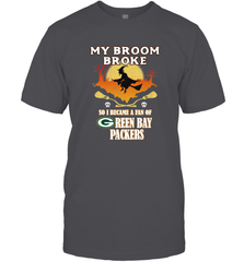 Broom Broke So I Became A Fan of Green Bay Packers  NFL Halloween Costume Men's T-Shirt Men's T-Shirt - belovedtshirt