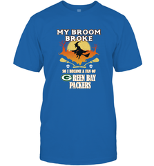 Broom Broke So I Became A Fan of Green Bay Packers  NFL Halloween Costume Men's T-Shirt Men's T-Shirt - belovedtshirt